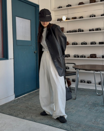 [2/12new] Cotton Wide Balance Pants