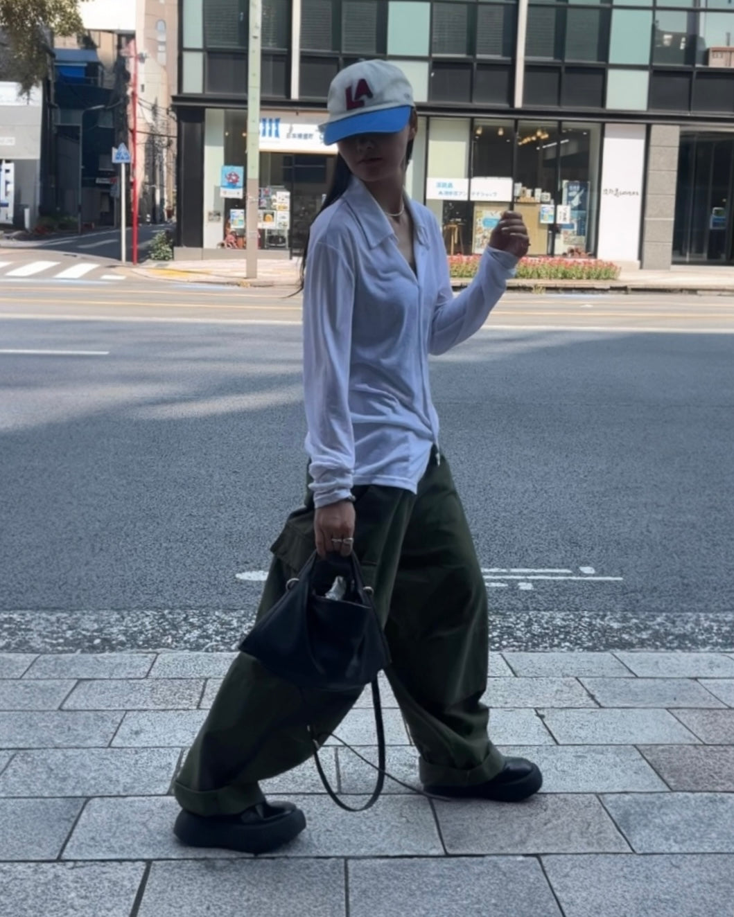 [9/4new]Airy Light Shirt white