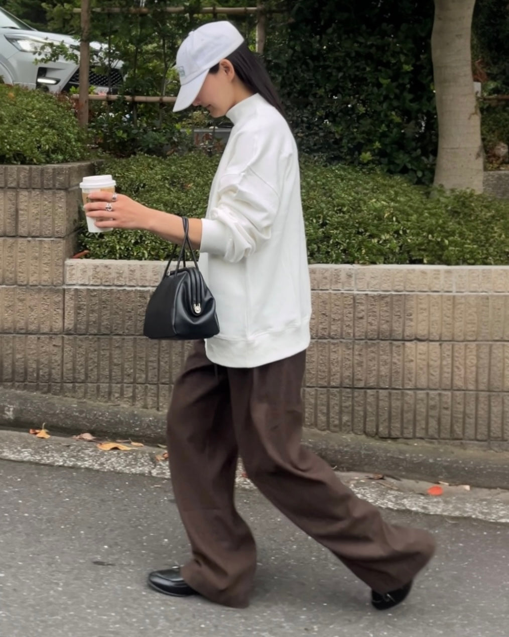 [11/13new]Relax Tuck Easy Pants  brown