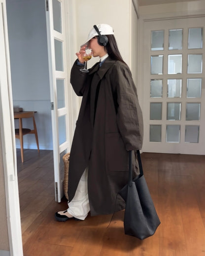 [12/4new]Cotton Canvas Coat khaki 12月下旬入荷分