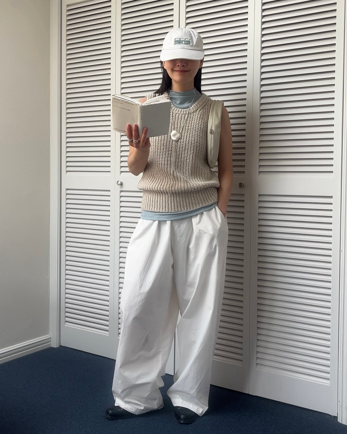 [4/16 new]Easy Form Pants  white 5月初旬入荷分