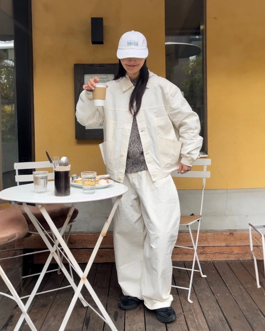 ［4/5restock］ Cotton Canvas Soft Work Jacket
