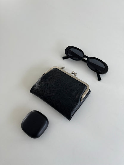 [7/23 new]Soft Leather Frame Wallet