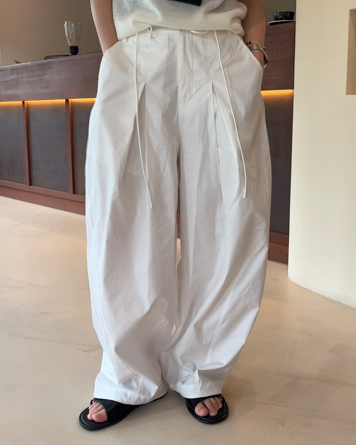 [6/11new]Volume Parachute Pants