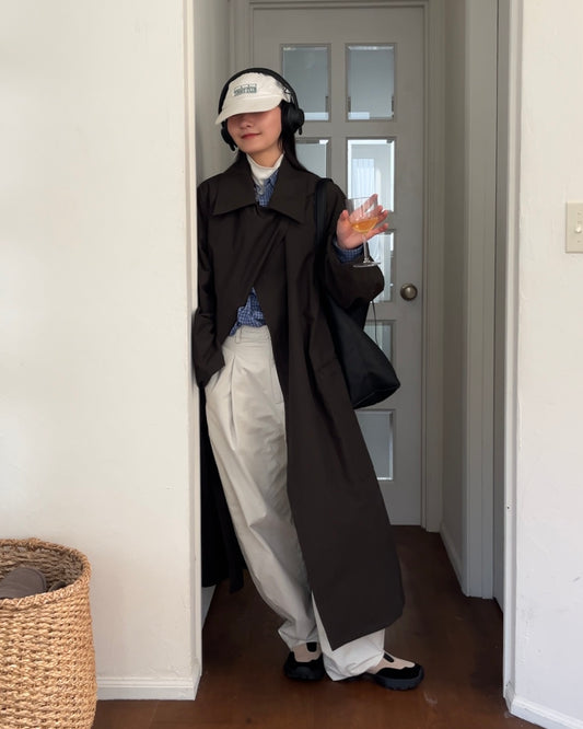 [12/4new]Cotton Canvas Coat khaki 12月下旬入荷分