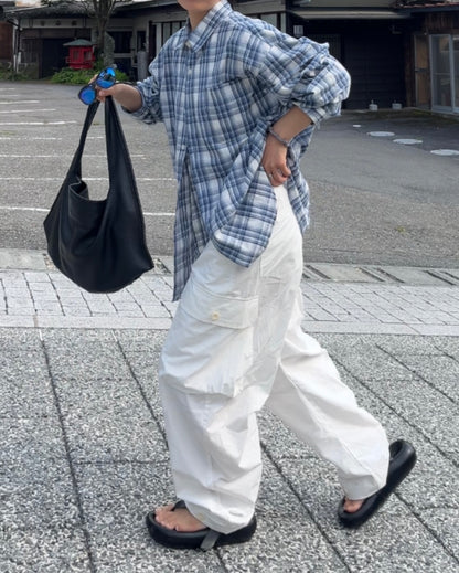 ［8/24restock］［予約］Curve Leather boston  shoulder bag 8月下旬～9月初旬入荷