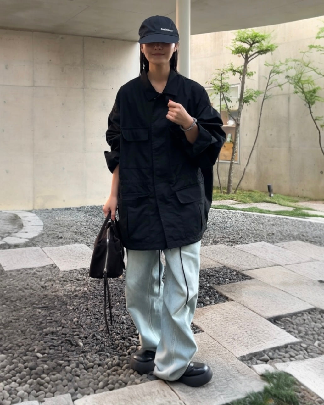 curve lose wide denim