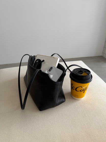[7/23new]Smooth mini Boston Bag black