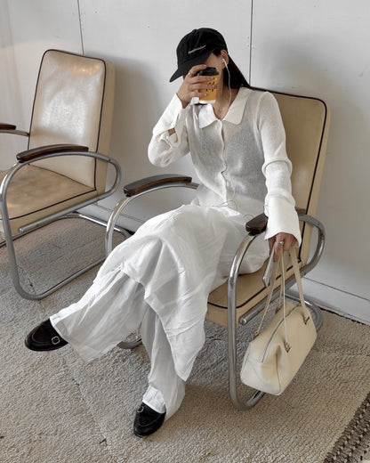 [3/29 restock]Rayon Drape Layered pants 3月下旬入荷