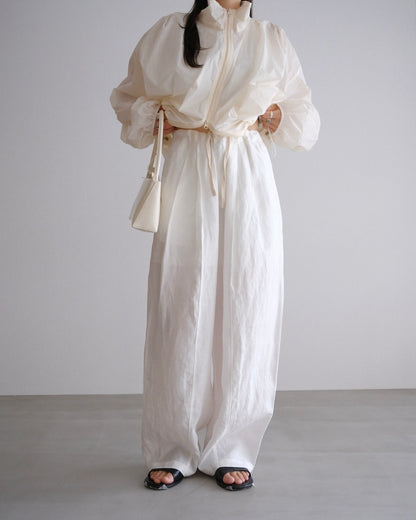 [7/30new]easy linen wide pants white