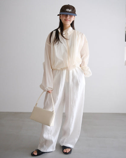 [7/30new]easy linen wide pants white