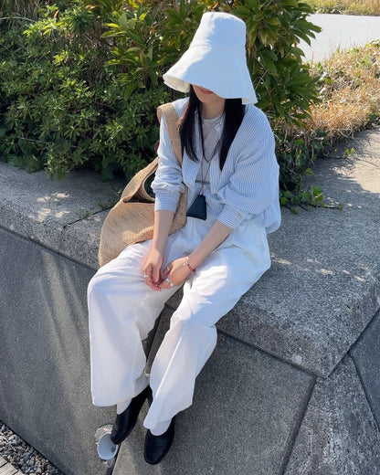 [4/16 new]Easy Form Pants  white 5月初旬入荷分