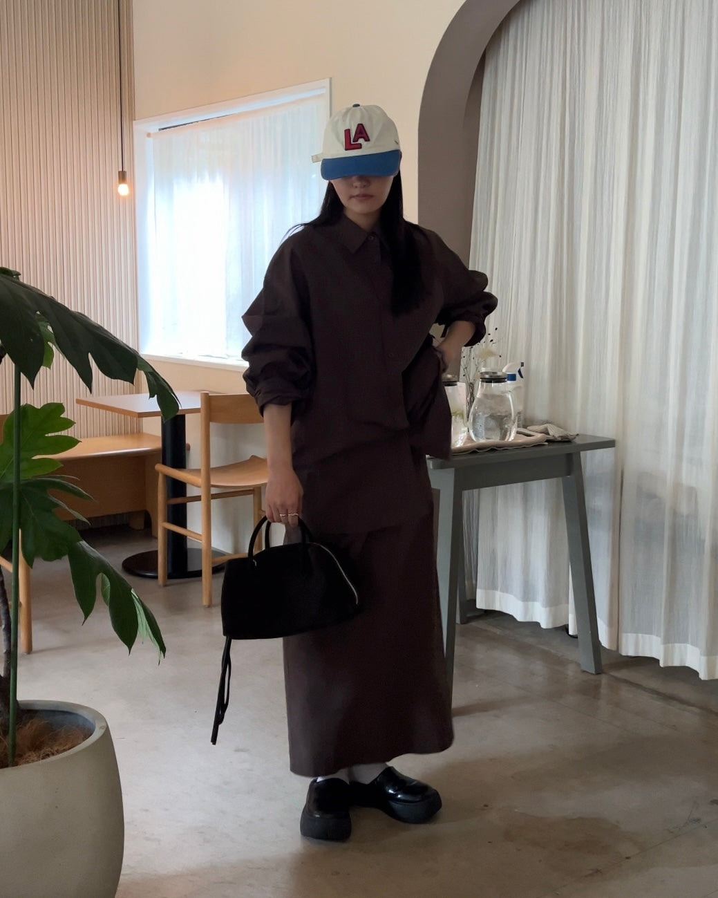 ［11/16restock］Suede Boston square bag S 12月中旬入荷分