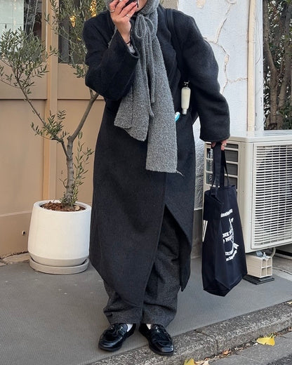 Calm Layer Double Coat Gray