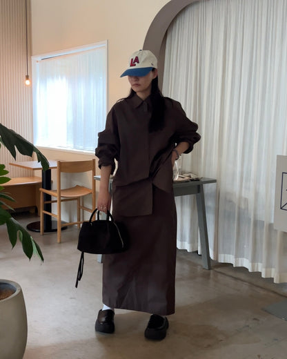 ［11/16restock］Suede Boston square bag S 12月中旬入荷分