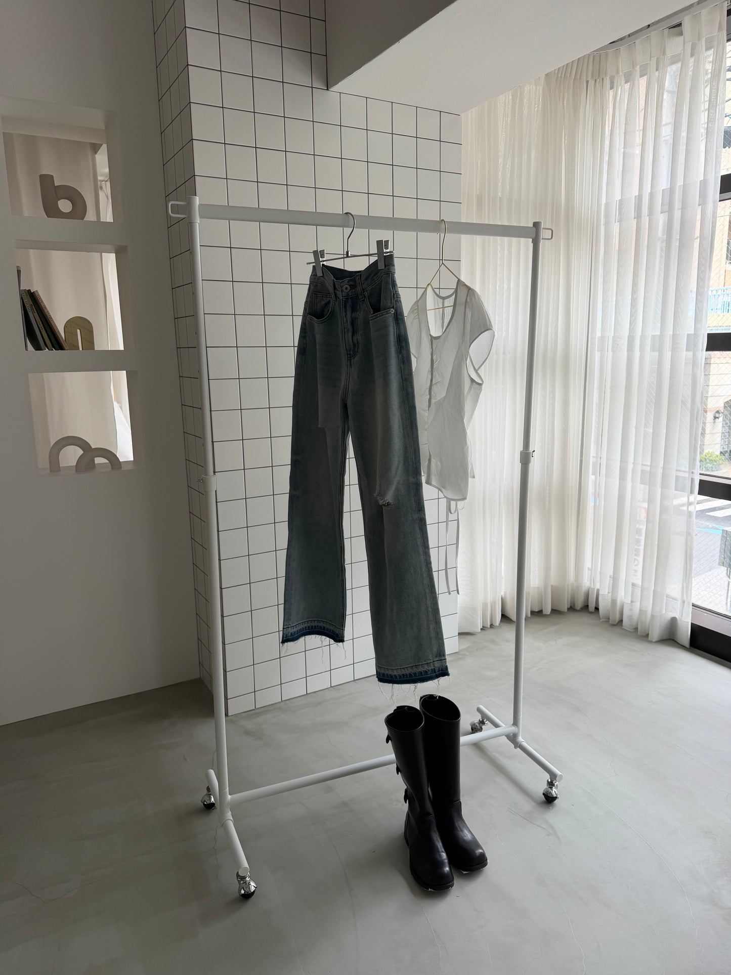 [9/17new]Washed Fade Denim