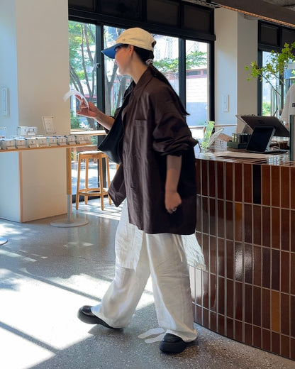 [9/14restock][予約]Loose Fit Shirt Jacket 10月初旬入荷予定