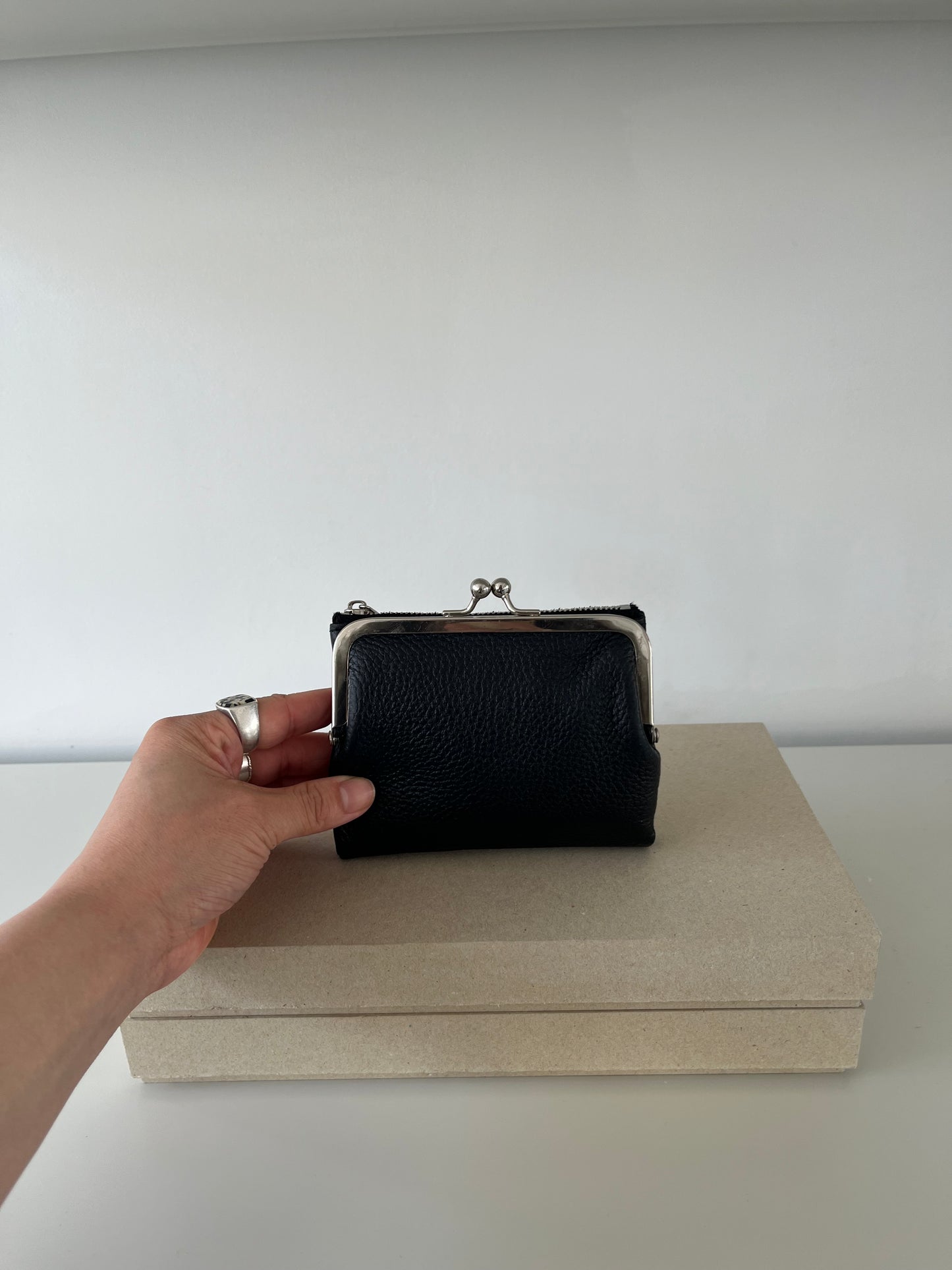 [7/23 new]Soft Leather Frame Wallet