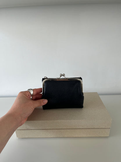 [7/23 new]Soft Leather Frame Wallet