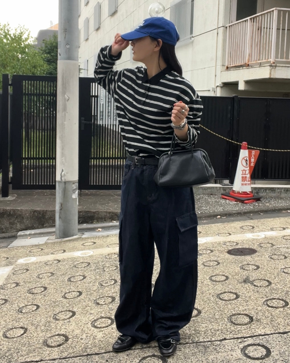 [9/25new] Cargo Work Denim