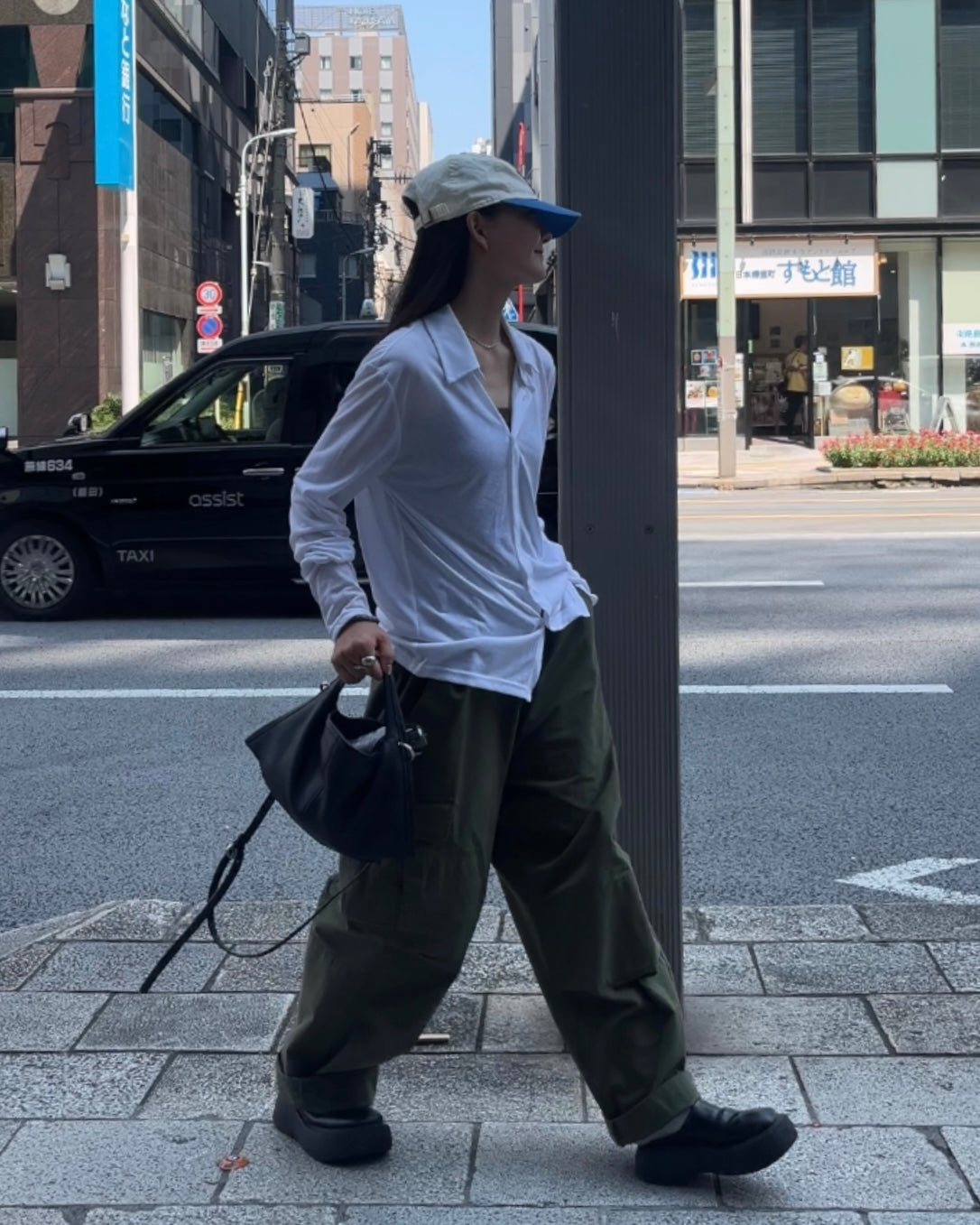 [9/4new]Airy Light Shirt white