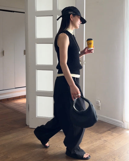 [4/16 new]Easy Form Pants  black 5月初旬入荷分