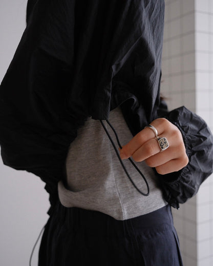 [8/6new]air balloon jacket black