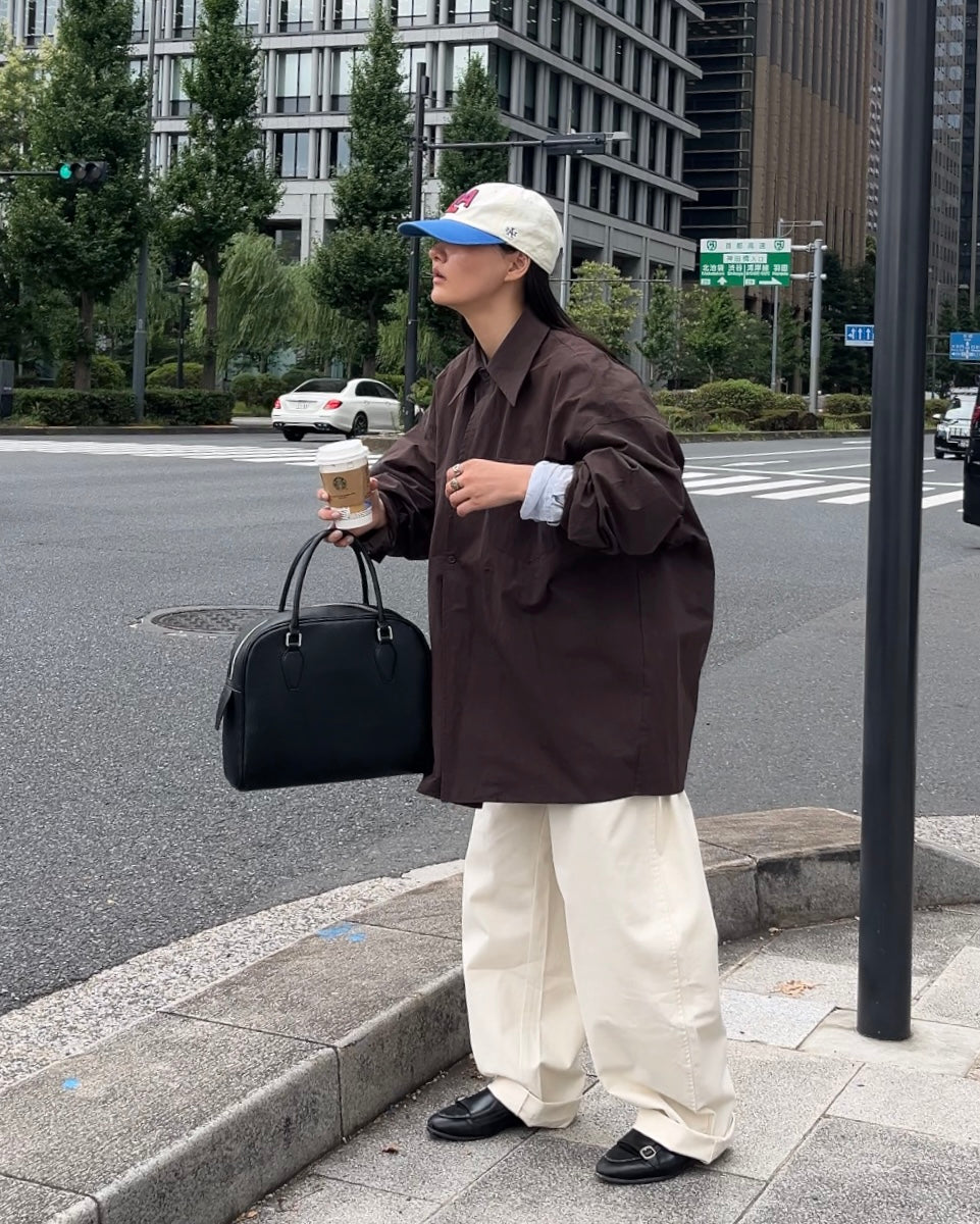 Boston Leather Dome Bag