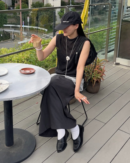 [6/4new]Dry Touch Knit black