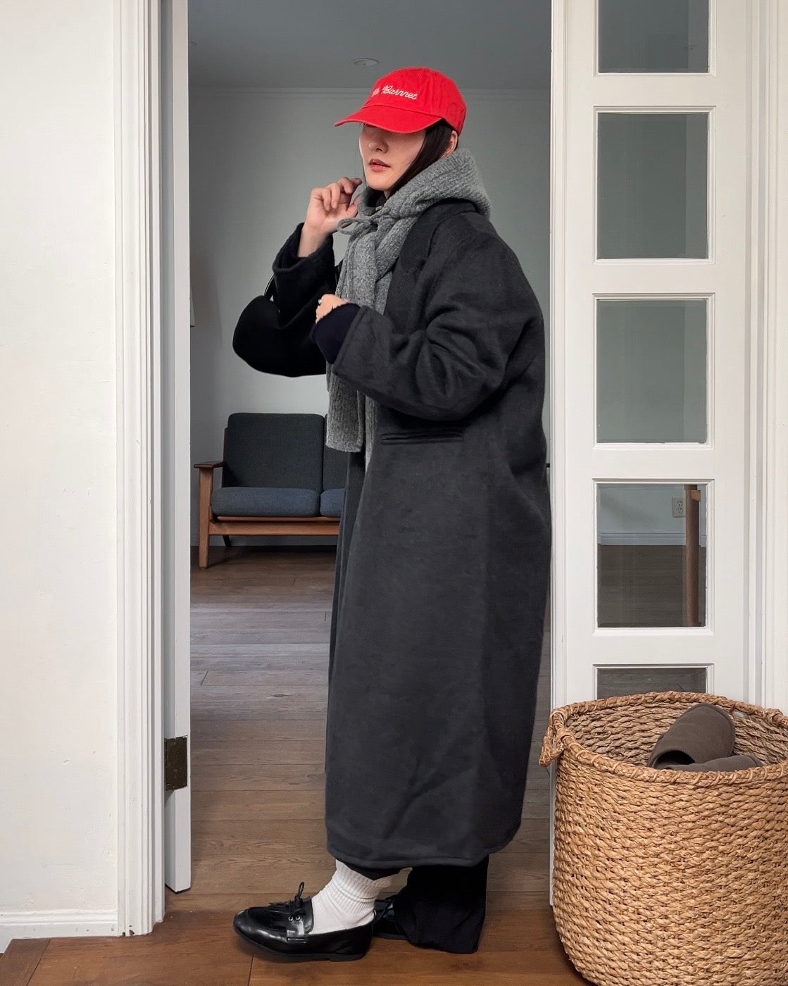 Calm Layer Double Coat Gray