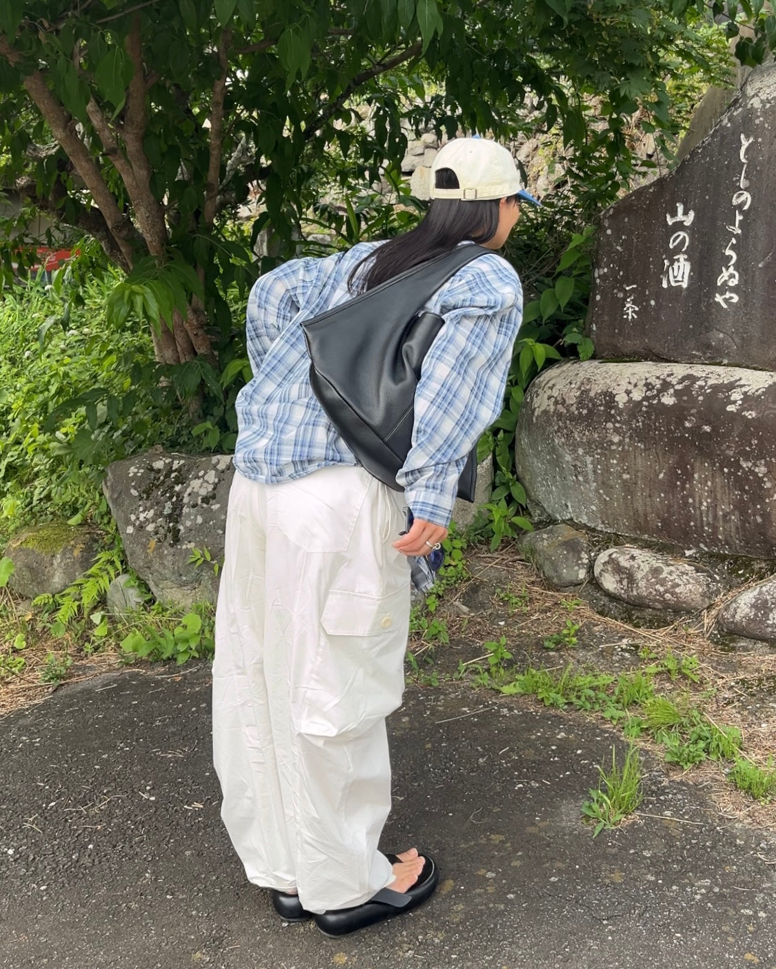 ［8/24restock］［予約］Curve Leather boston  shoulder bag 8月下旬～9月初旬入荷