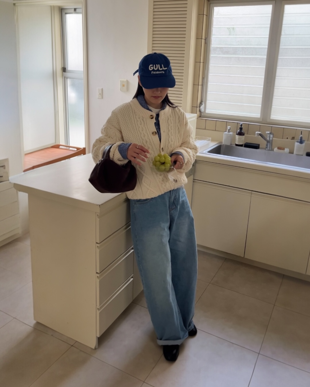 Calm Wash Wide Jeans