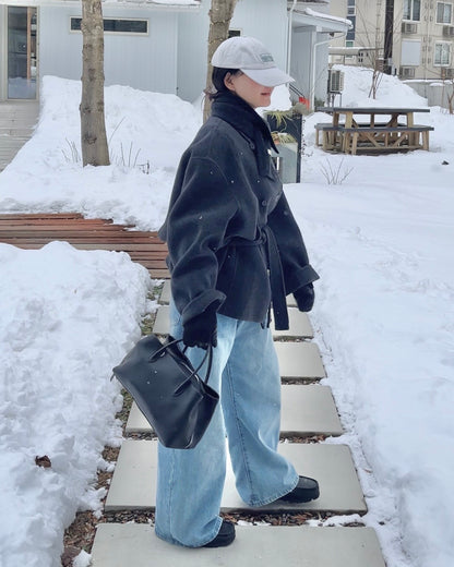 Calm Wash Wide Jeans