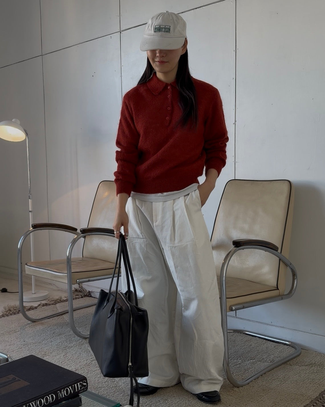 [2/12new] Cotton Wide Balance Pants