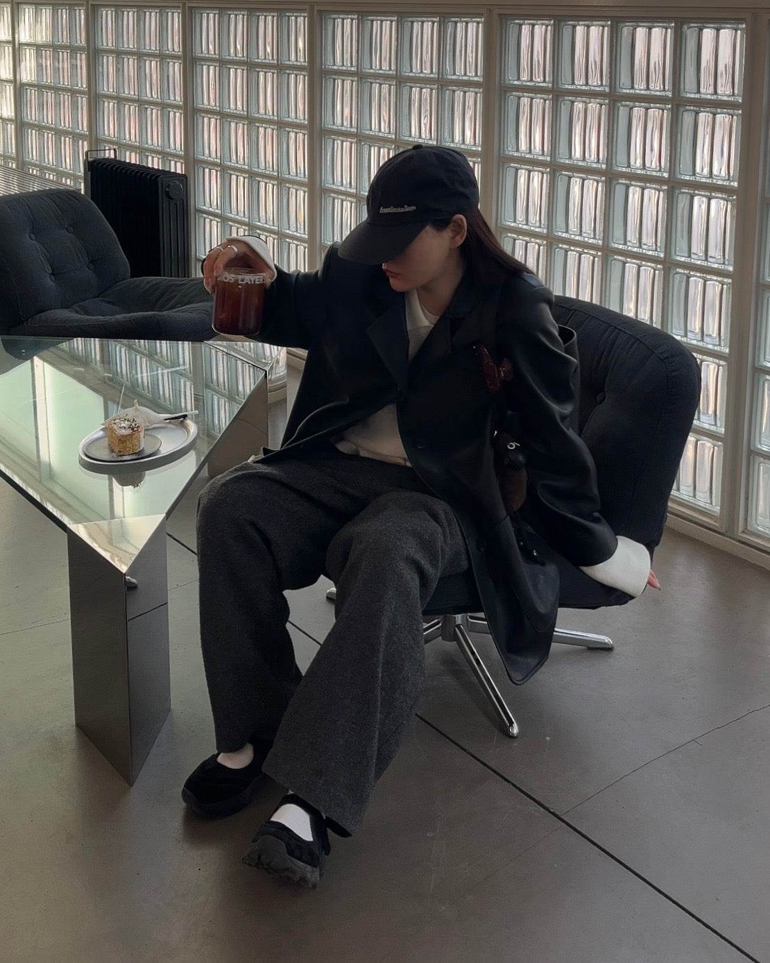 [2/12new]Soft Leather Mary Jane Shoes