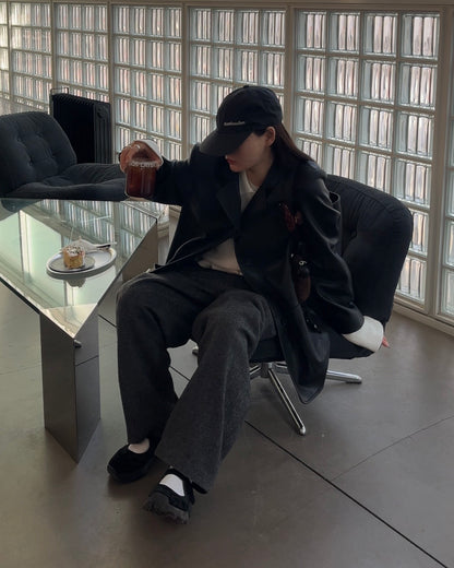 [2/12new]Soft Leather Mary Jane Shoes