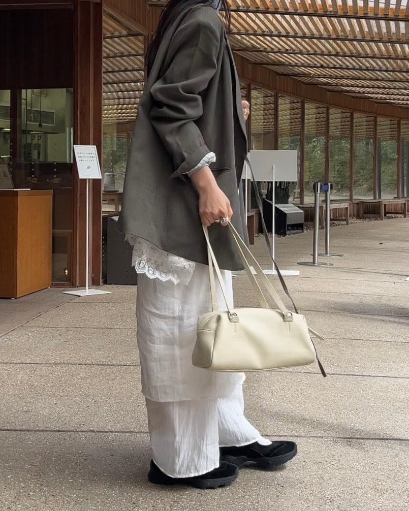 [3/29 restock]Rayon Drape Layered pants 3月下旬入荷