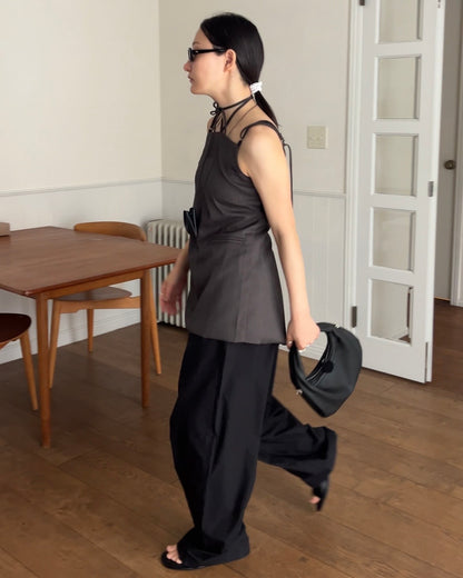 [4/16 new]Easy Form Pants  black 5月初旬入荷分