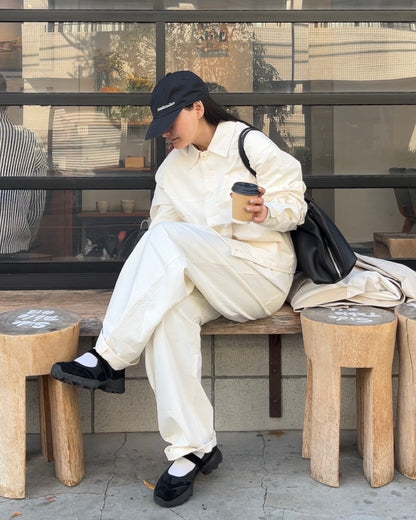 ［4/5restock］ Cotton Canvas Soft Work Jacket