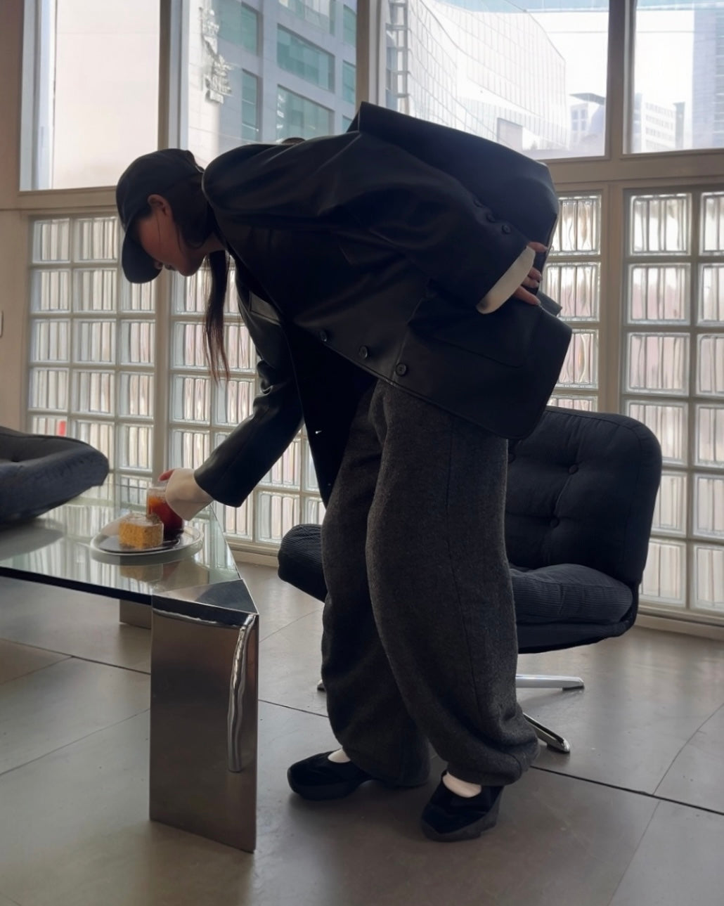 [2/12new]Soft Leather Mary Jane Shoes