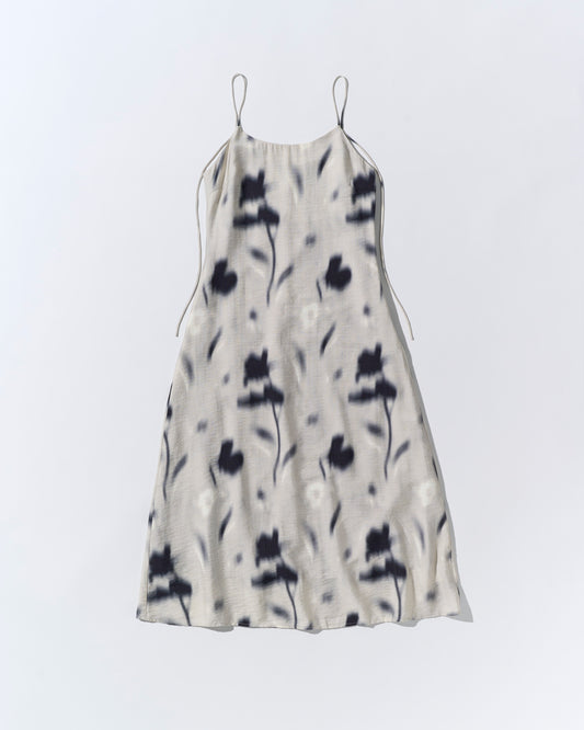 Inked Pattern Camisole Dress