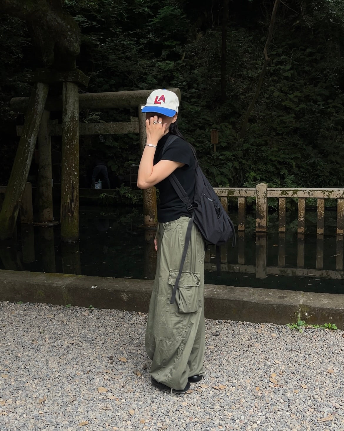 Cargo Parachute Pants khaki