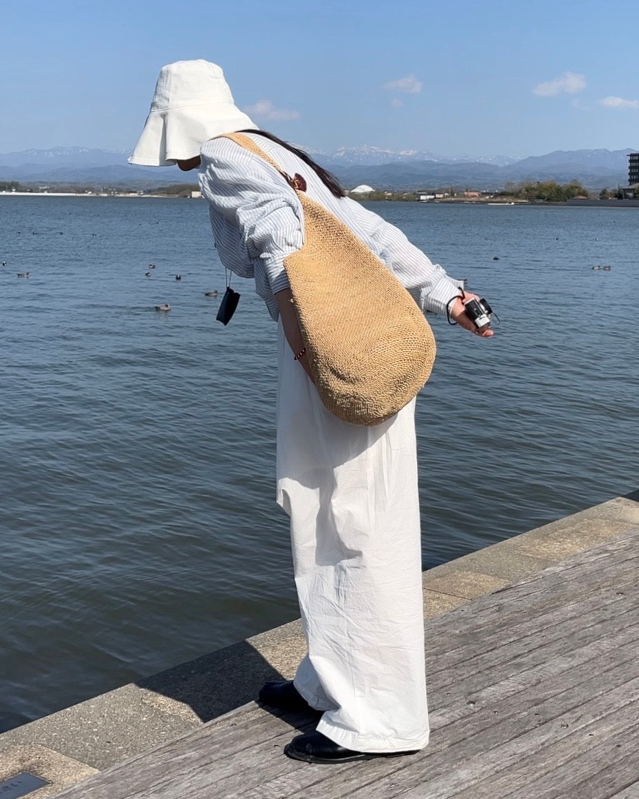 [4/16 new]Easy Form Pants  white 5月初旬入荷分