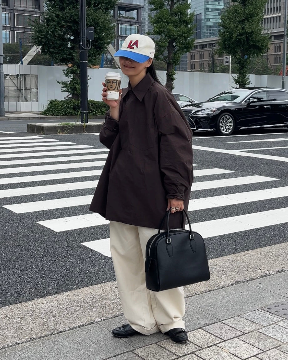 [9/18new][予約]Cotton Wide-Leg Pants 10月初旬～中旬入荷