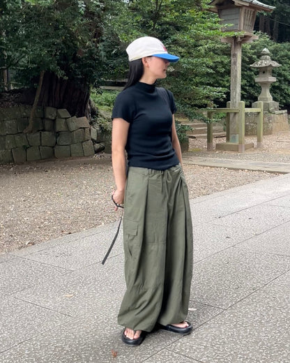 Cargo Parachute Pants khaki