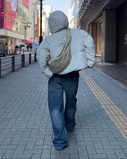 wrinkl shoulder bag ivory