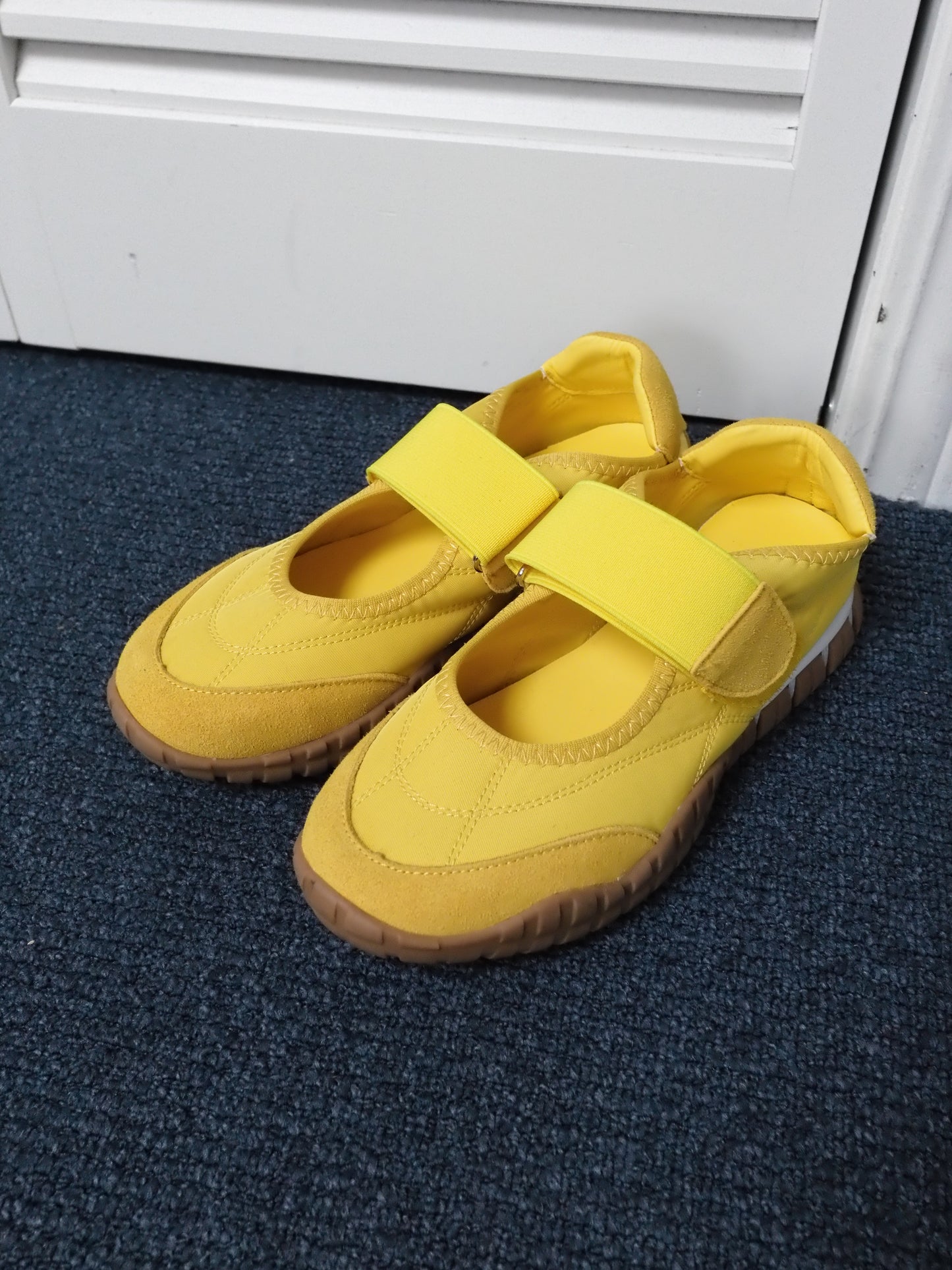 ［6/11new］Belt Fit Shoes yellow
