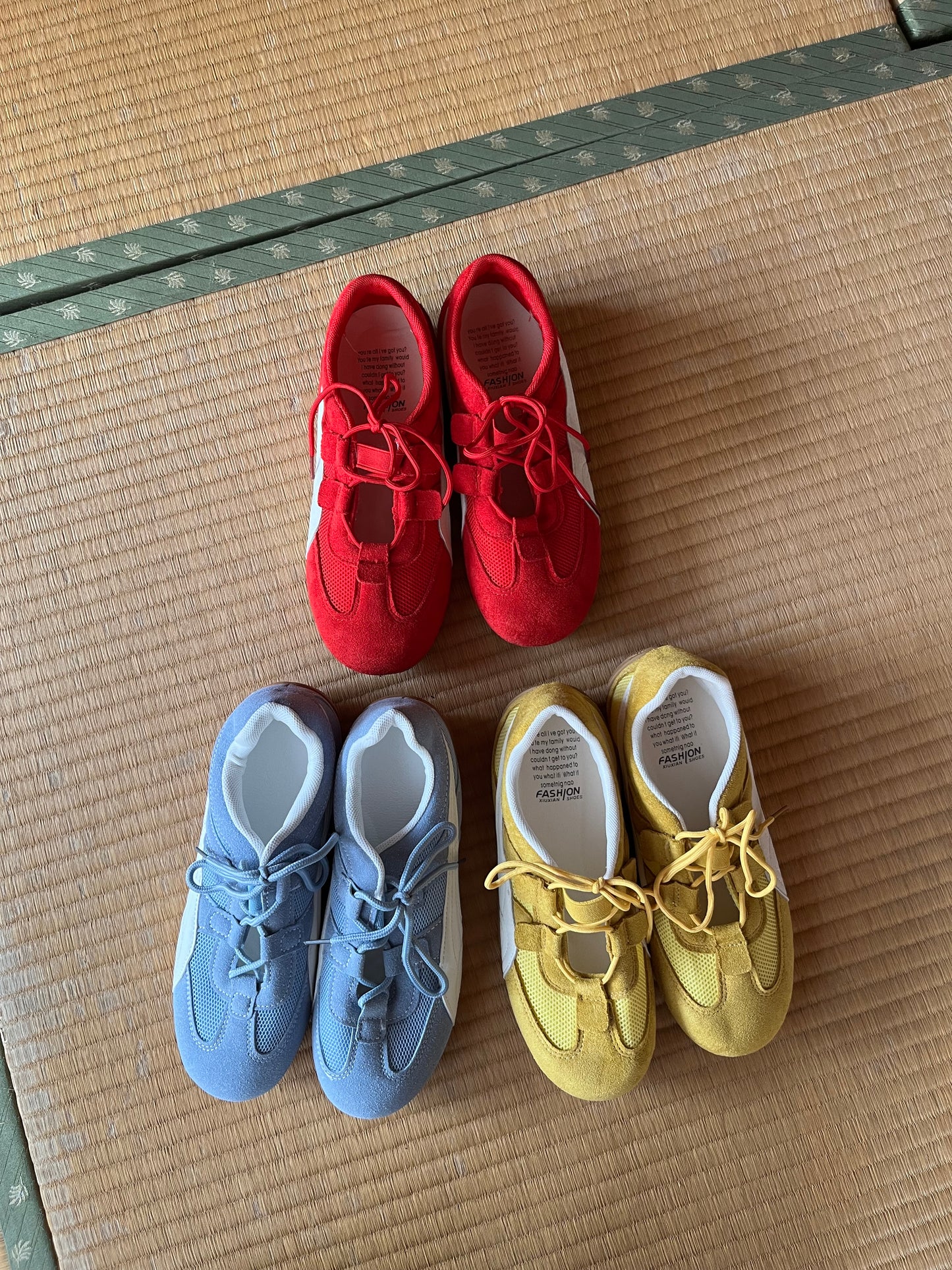 [8/28new][予約] Ballet Line Sneakers yellow 9月下旬入荷予定