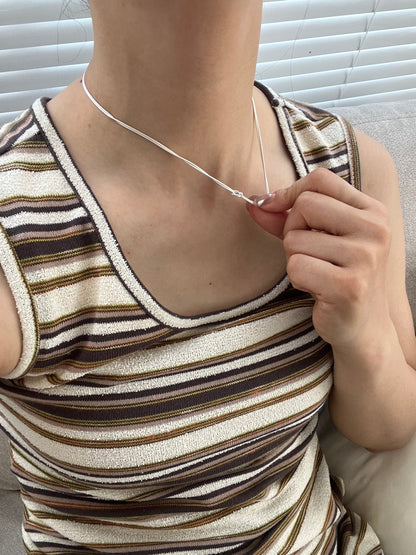 [7/24new]Twist Knot Chain Necklace