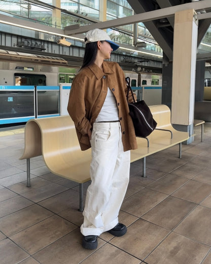 Suede Touch Box Jacket